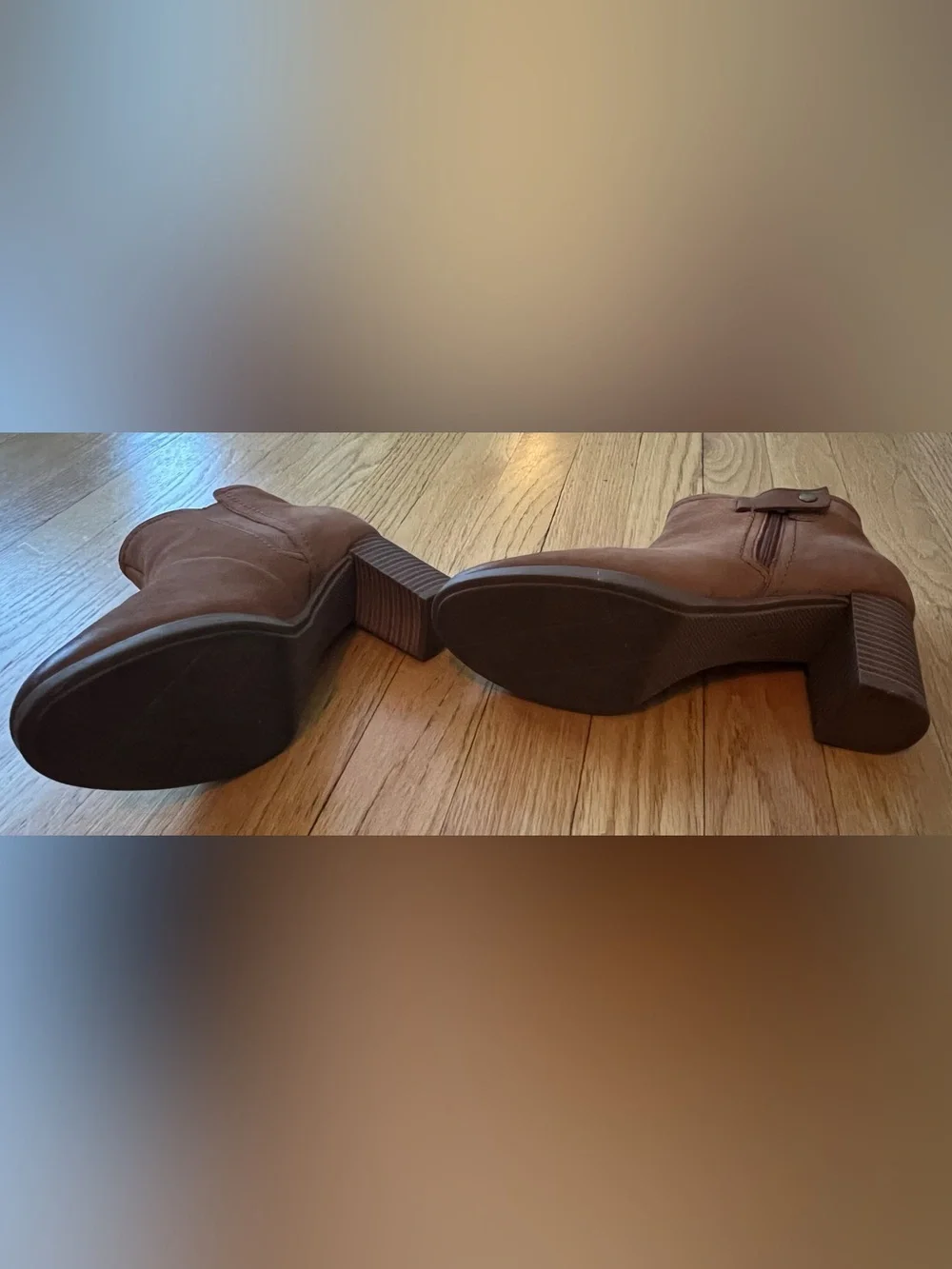 Clark’s Women's Brown Ankle Booties - Classic Leather Look
